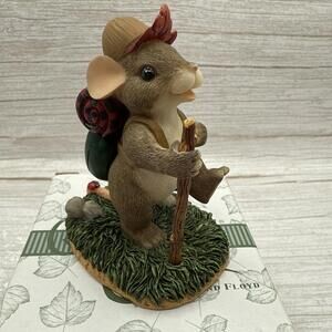 Charming Tails Fitz and Floyd Going Camping , Eh? 98/288 Canadian Exclusive